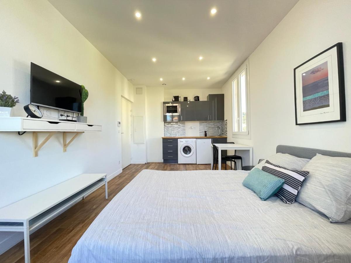 Nice Renting - Cambrai02 - Studio Beach Sea View - Ac - Promenade Des Anglais Dış mekan fotoğraf