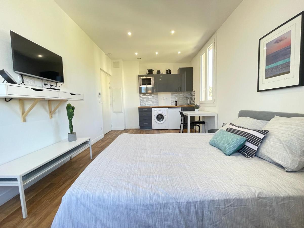Nice Renting - Cambrai02 - Studio Beach Sea View - Ac - Promenade Des Anglais Dış mekan fotoğraf